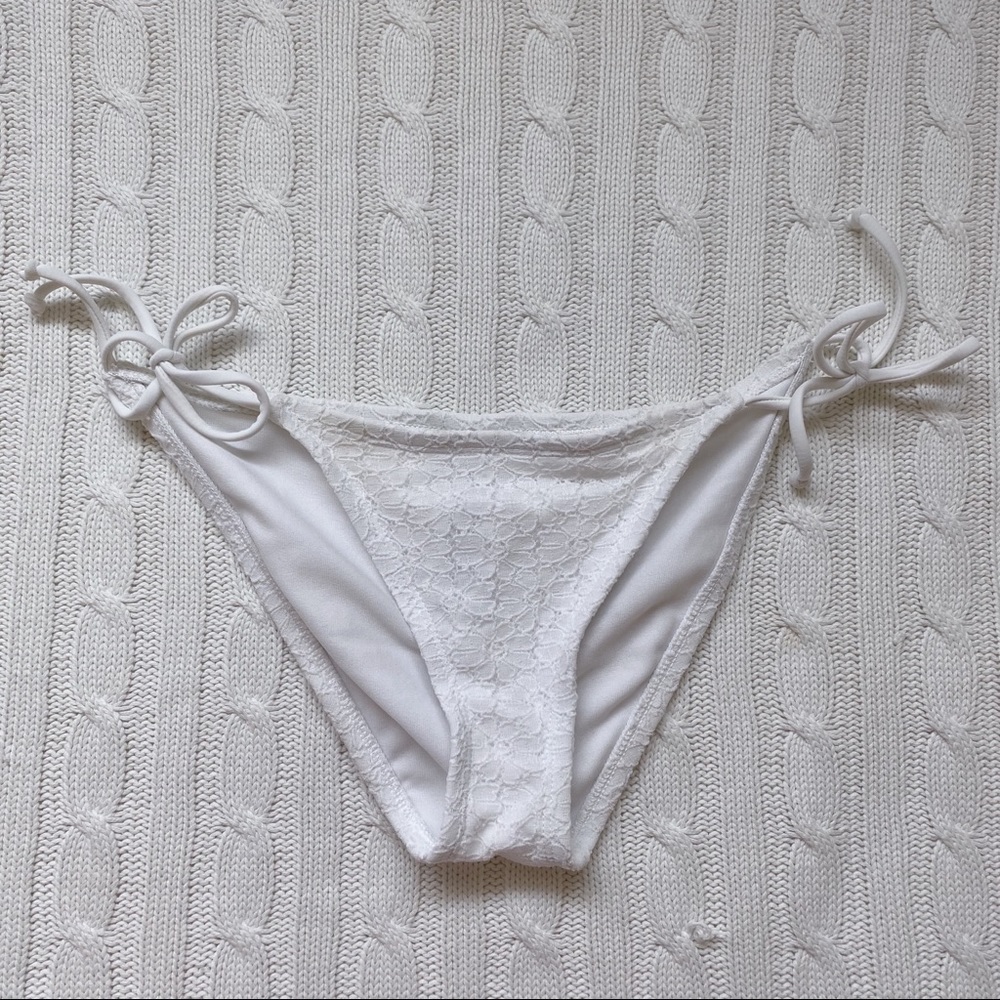 SOLD Hollister White Lace Bikini